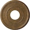 Ekena Millwork Bradford Ceiling Medallion (Fits Canopies up to 6 5/8"), 12 1/2"OD x 3 7/8"ID x 3/4"P, Rubbed Bronze CM12BRRZS - alternate 1